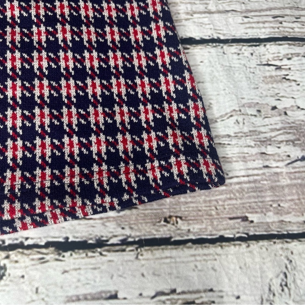 Modcloth Houndstooth Mini Skirt Size M - Picture 6 of 10